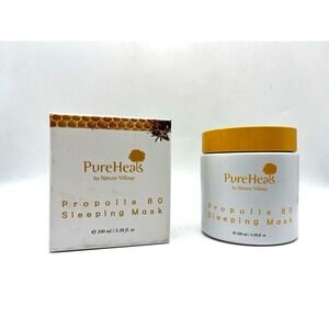 Pureheals By Nature Village 80 Honeybee Propolis Sleeping Mask 3.38oz New in Box
